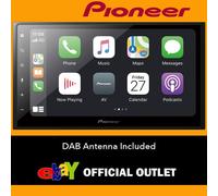 Pioneer SPH-DA250DAB 6.8" 2-DIN Multimedia Player, With Capacitive Touchscreen, Bluetooth, Apple CarPlay, Android Auto, DAB+ Digital Radio, WAZE