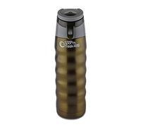 Pioneer Stainless Steel Sports Flask, Double Wall Vacuum Insulated Drinks Bottle, 480ml, Bronze
