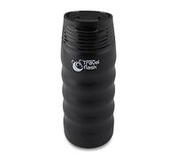 Pioneer Travel Flask, Stainless Steel Vacuum Insulated Double Wall Hot and Cold Drinks Thermo Flask - Hot 8 Hours, Cold 24 Hours, 480ml, Black