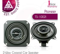 Pioneer TS-1002i 2-Way Coaxial Custom Fit Car Speakers│120W Max Power│4Ω│Black