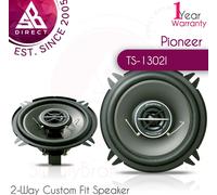 Pioneer TS-1302i 2-Way Coaxial Custom Fit Audio Speakers│130W Max Power│Black