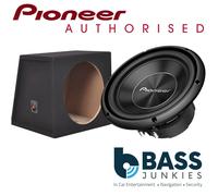 Pioneer TS-A250D4 10" 25cm 1300 WATTS DVC Car Sub Subwoofer & MDF Bass Box