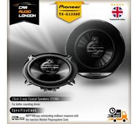 Pioneer 3 Way 500 Watts Set 250 Watts Each Car Speaker 13cm 5.25” Inch