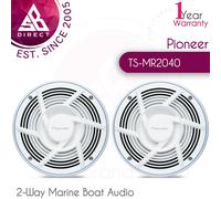 Pioneer TS-MR2040 20cm 2-Way Marine Audio Speaker│Water Resistant│200W Max Power
