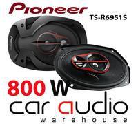 Pioneer TS-R6951S 800 Watts a Pair 3 Way 6x9 Inch Rear Parcel Shelf Car Speakers