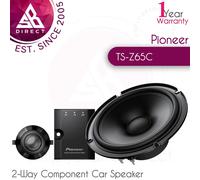 Pioneer TS-Z65C 2-Way Component Car Speaker System│300W Max Power│4Ω│Black│InUK