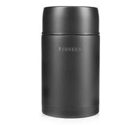 Pioneer Vacuum 1.0 Litre Stainless Steel Black Soup Flask