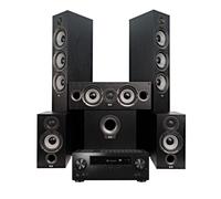 Pioneer VSX-935 AV Receiver & ELAC Debut F6.2 5.1 Speaker Package Black