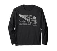Pioneer Zephyr America’s First Diesel Streamline Train Long Sleeve T-Shirt