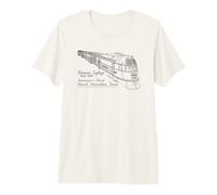 Pioneer Zephyr America’s First Diesel Streamline Train Premium T-Shirt