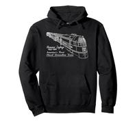 Pioneer Zephyr America’s First Diesel Streamline Train Pullover Hoodie