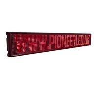 PioneerLED Programmable LED Scrolling Sign P10 131x19cm Indoor | Size: 131x19 cm PioneerLED Multicolor 131x19 cm
