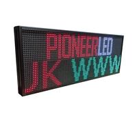 PioneerLED Programmable LED Scrolling Sign P10 99x35cm Outdoor | Size: 99x35 cm PioneerLED Multicolor 99x35 cm