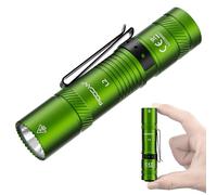 PIOOCAN EDC Flashlight 1200 Lumens, USB-C Rechargeable Pocket Light with Clip, 4 Modes Compact LED Light for Camping