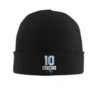PIORUJK 2025 Gracias Diego Maradona Knitted Hats Quality Winter Anime Unisex Headwear Knitted Caps
