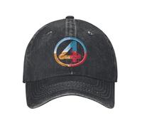 PIORUJK Fantastic Four First Steps Baseball Cap Distressed Denim Super Powered 4 Logo Snapback Cap Unisex Outdoor All Seasons Travel Hat