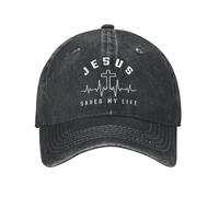 PIORUJK Men Women Baseball Cap Saved My Life Distressed Denim Hats Cap Vintage Outdoor Workouts Adjustable Headwear
