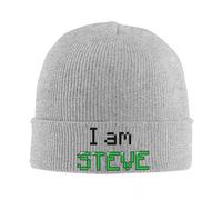 PIORUJK Mine Movie I Am Steve Craft Knitted Hats Quality Fashion Graphic Men Women Headwear Knitted Caps