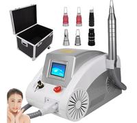 Piosecond L.aser Tattoo Removal Machine,532nm 755nm 1064nm, Remove Eyebrow Tattoo Lip Tattoo Eyeliner Remove Pigment Remove Spots Moles Stains Age Spots Cooling System Machine for Beauty Salon