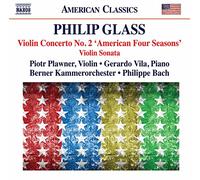 Piotr Plawner/Berner Ko/Bach - Philip Glass: Violin Concerto No.2 'American Four Seasons', Violin Sonata