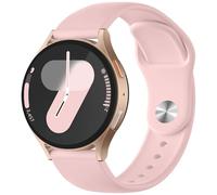 PIOWNN 20mm Watch Strap Silicone Compatible with Samsung Galaxy Watch 7 Strap - Sports Replacement Straps for Galaxy Watch 6 5 4 - Quick Release Watch Band for Garmin Vivoactive 5 6 3/Venu Sq 2, Pink