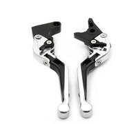 PIOYERG Compatible Folding Brake Clutch Levers for KLZ 1000 for Versys 2012 2013 2014 Motorcycle Adjustable Handle(Silver)