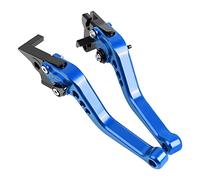 PIOYERG Compatible for Kawasaki Ninja GPZ500S EX500R 1990-2009 Motorcycle Long Brake Clutch Levers Adjustable CNC Aluminum Short Clutch Brake Levers(A2)