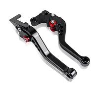 PIOYERG Compatible for Suzuki Bandit GSF1200 2001 2002 2003 2004 2005 2006 Motorcycle Adjustable Long Brake Clutch Levers CNC Aluminum Short Clutch Brake Levers(A1)