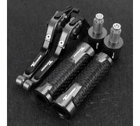 PIOYERG Compatible Motorcycle Accessories Adjustable Foliding Brake Clutch Levers Handlebar Grips Ends for Yama&ha TENERE 700 Tenere700 World Raid XTZ700 Rally 2019 2020 2021 2022 2023(G)