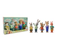 BANDAI Pip and Posy 5 Figure Pack - 5 x 10cm Figures (Pip, Posy, Zac, Frankie, and Jamila) - Perfect Play Gifts for Boys Girls Kids ages 3-8 years - Ideal Character Action Figures