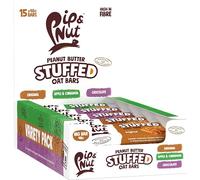 Pip & Nut Peanut Butter Stuffed Oat Bar Variety Pack 15 x 48g