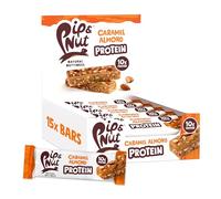 Pip & Nut Protein Bars, Caramel Almond, 15 x 45g