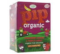 Pip Organic Strawberry & Banana Smoothie - 4 x 180ml