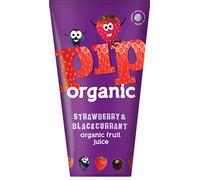 Pip Organic Strawberry & Blackcurrant Juice - 4 x 180ml