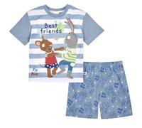 Pip & Posy Boys Pyjamas Short Pjs Set, Ages 12 Months to 6 Years, Official Pip and Posy Merchandise 18-24 Months Blue