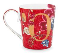 Pip Studio 51002264 Blushing Birds Alphabet Mug Red O 0.35 L (Pack of 1)