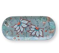 PIP STUDIO Flower Festival Cake Plate Light Bl. 33.3 x 15.5 cm