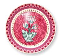 Pip Studio Flower Festival Tea Bag Holder Dark Pink 9 cm