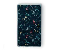 Pip Studio Les Fleurs Hand Towel Dark Blue 55 x 100 cm (Pack of 1)