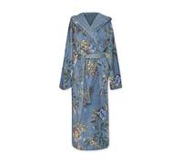 PIP STUDIO Secret Garden Bathrobe Sauna Gown, blue, L-3XL