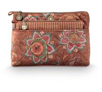 Pip Studio Toiletry Bag Caryn Cosmetic Bags Combi Mumbai Morning Brown