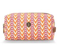 Pip Studio toiletry bag Coco Cosmetic Bag M Samba Strip Orange