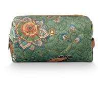 Pip Studio Toiletry Bag Coco Cosmetic Bag Mumbai Morning Green Dark Green