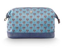 Pip Studio Toiletry Bag Cooper Cosmetic Purse Jaipur Flower Blue Light Blue