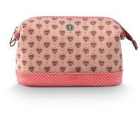 Pip Studio Toiletry Bag Cooper Cosmetic Purse Jaipur Flower Light Pink Taupe