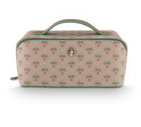 Pip Studio Toiletry Bag Cyrille Cosmetic Bag Jaipur Flower Light Green Taupe