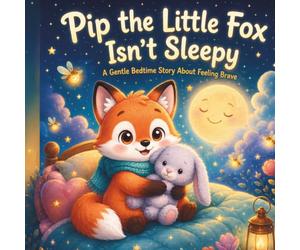 Pip the Little Fox Isn't Sleepy: A Gentle Bedtime Story About Feeling Scared and Being Brave (Ages 3-5)
