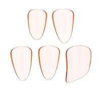 Pipa Nail Covers 5Pcs Pc Orange round Edge for Adult Practice