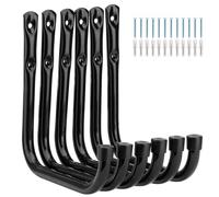 PiPaFox Heavy Duty Garage Hooks, 17cm Wall Mount Garden Tools Storage Hook for Bike, Ladder, Chair, Garden Hose, Power Tool, Indoor Outdoor