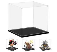 PIPART Display Case for Lego 10309 10281 76261 10266 75352 10370 77000, 25x25x25cm, ONLY Display Case, Lego Model NOT Included
